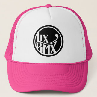 Casquette Camionneur de logo de LixBMX - rose
