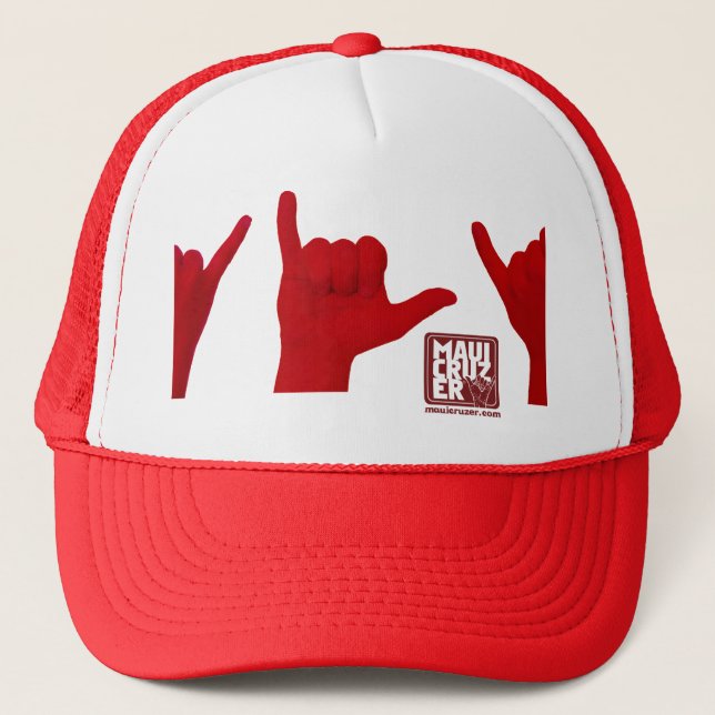 Casquette Camionneur de Maui Cruzer Shaka (Devant)