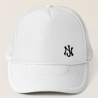 Casquette Camionneur de New Jersey tout le blanc