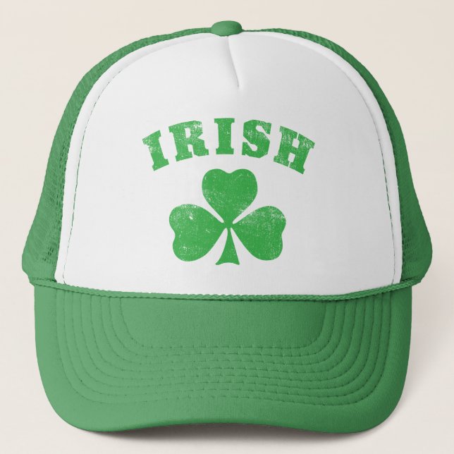 Casquette Camionneur irlandais de trèfle (Devant)