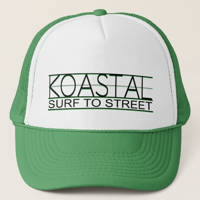 Casquette Camionneur vert de Koastal (Devant)