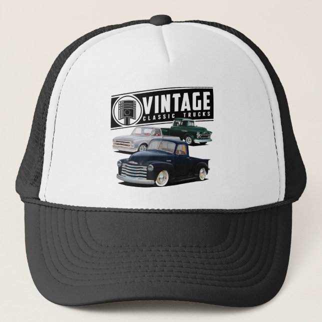 Casquette Camions rétro vintages (Devant)