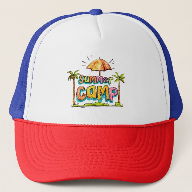 Casquette Camp d'été - Colorée - Camp d'été (Devant)