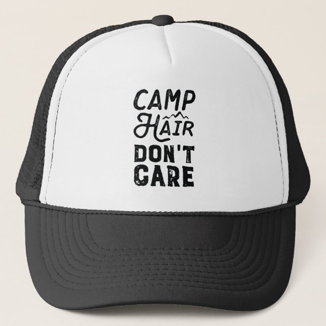 Casquette Camp Hair s'en fiche (Devant)