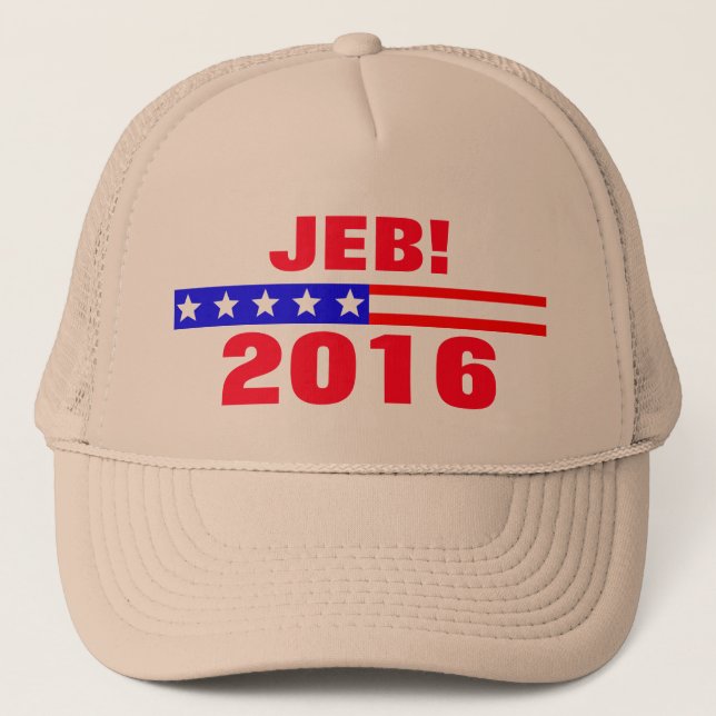 Casquette Campagne présidentielle de 2016 en Jeb (Devant)