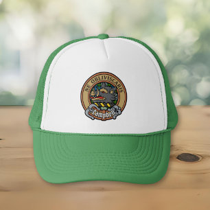 Casquette Campbell Crest au-dessus de Tartan