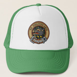 Casquette Campbell Crest sur Tartan Trucker Hat
