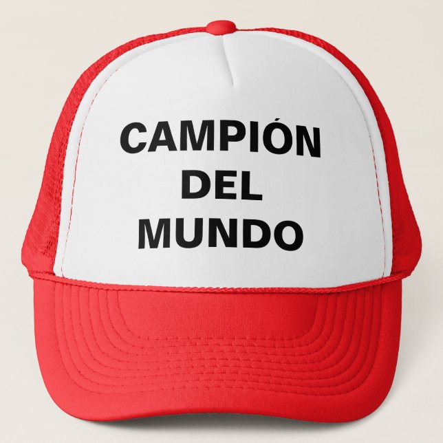 CASQUETTE CAMPEÓN DEL MUNDO (Devant)