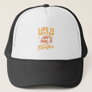 Casquette Camping - La vie est meilleure chez le campeur