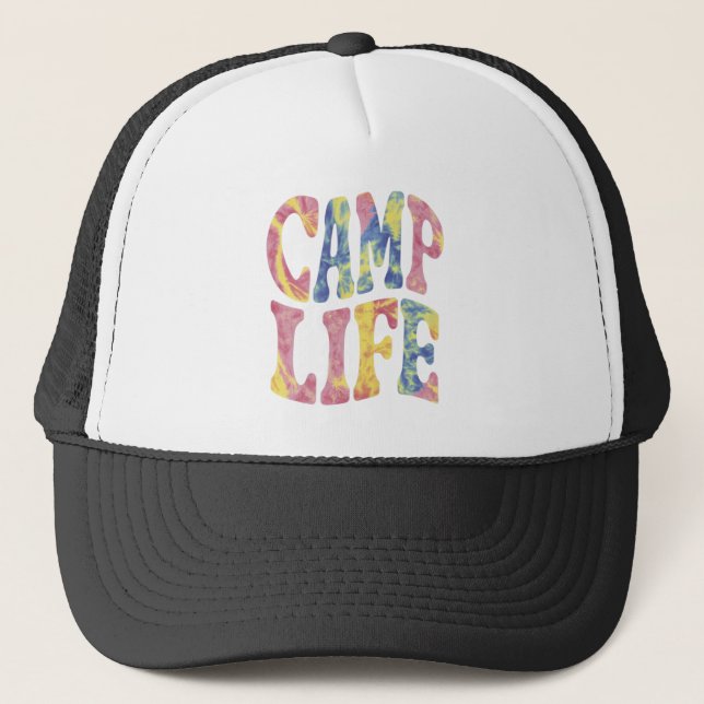 Casquette Camping Summer Girls Camp Life Cravate-Die Retro (Devant)