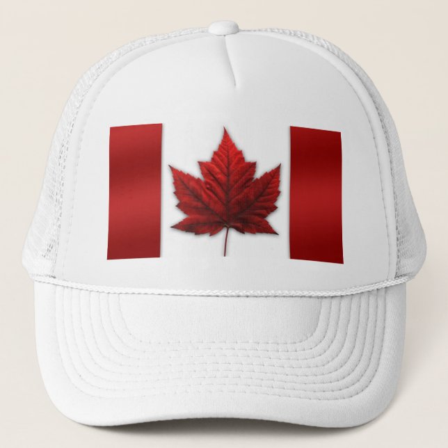 Casquette Canada Drapeau Trucker Chapeau Canada So (Devant)