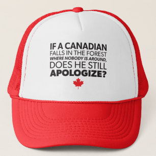 Casquette Canada, Humour canadien - Excusez-moi - Grosse nou