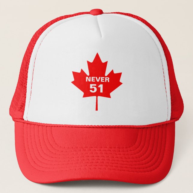 Casquette Canada Jamais 51 (Devant)