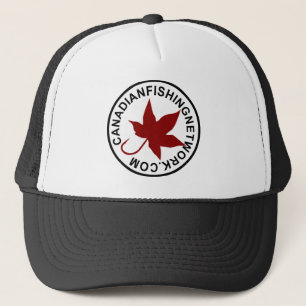 Casquette canadien de camionneur de noir de résea