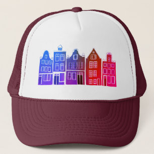 Casquette Canal House Colorfu Amsterdam Hollandais Voyage