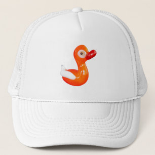 Casquette Canard baby shower orange