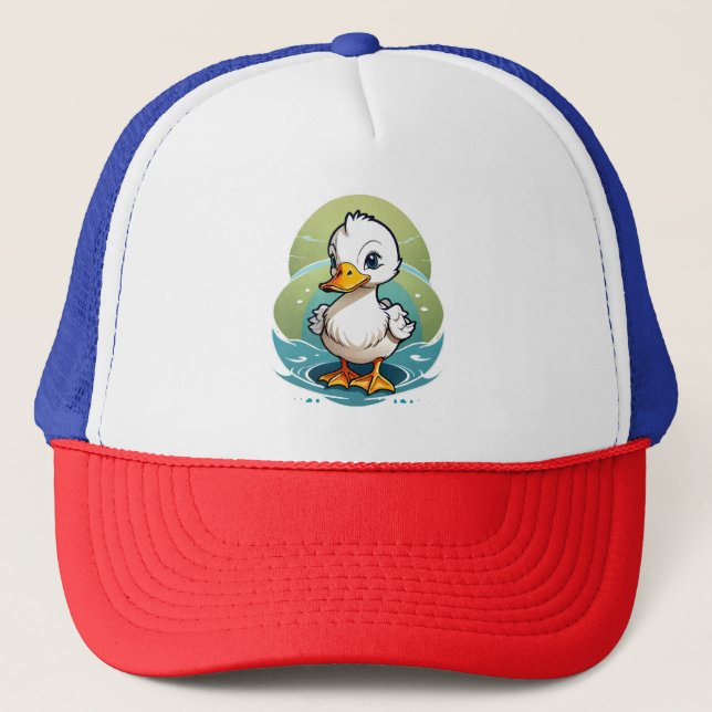 Casquette canard-blanc (Devant)