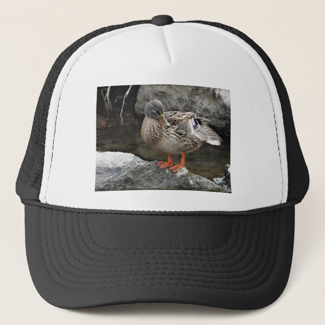 Casquette Canard brun mou (Devant)