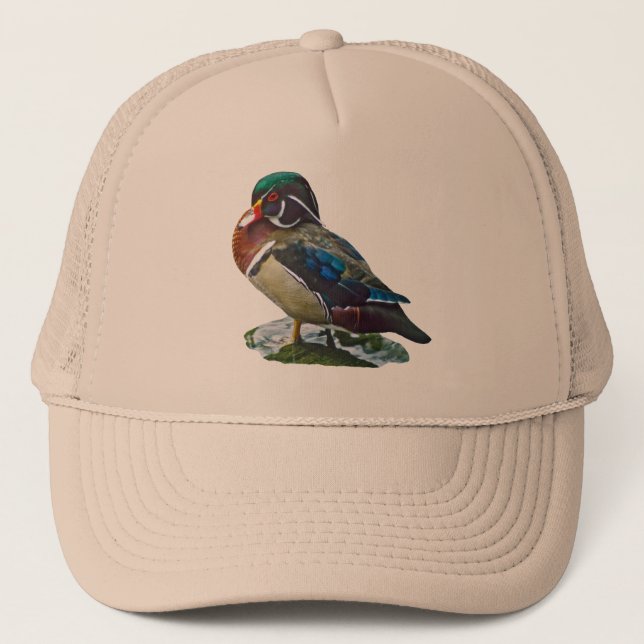 Casquette Canard en bois (Devant)