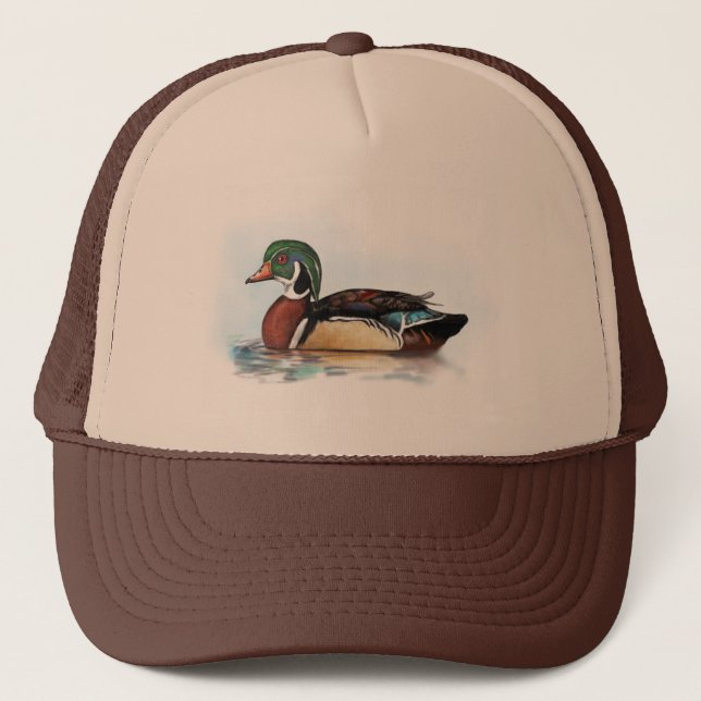 Casquette Canard en bois (Devant)
