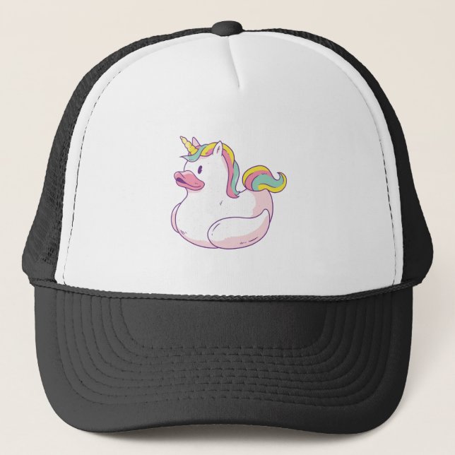 Casquette Canard en caoutchouc Unicorne (Devant)