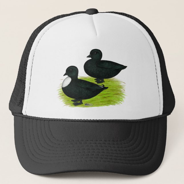 Casquette Canards : Appels noirs (Devant)