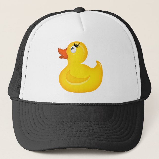 Casquette Canards jaunes en caoutchouc (Devant)