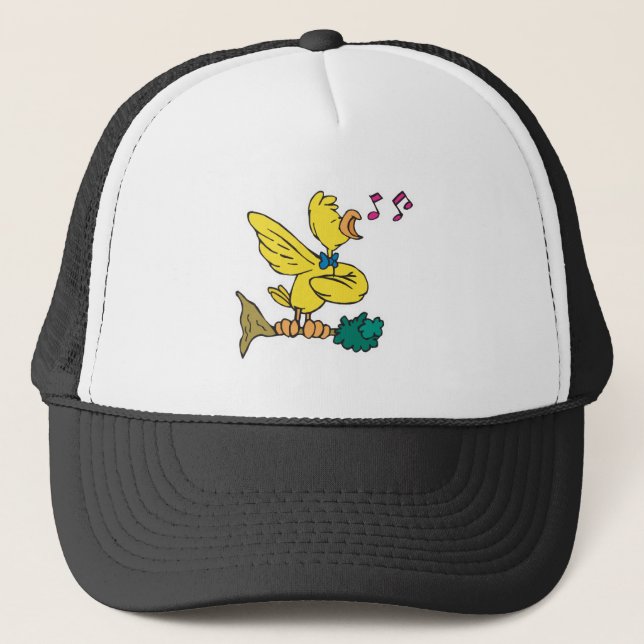 Casquette canari chanteur mignon (Devant)