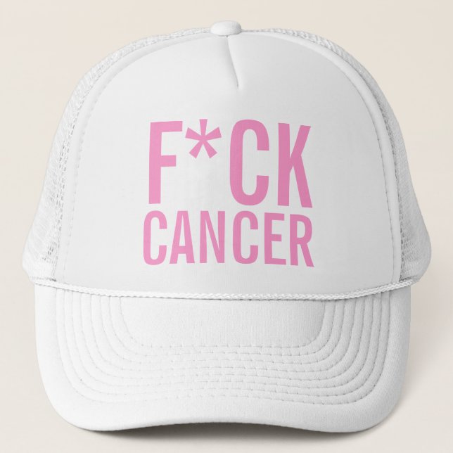 CASQUETTE CANCER DE F*CK (Devant)