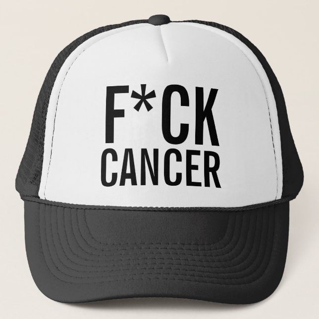 CASQUETTE CANCER DE F*CK (Devant)