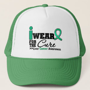 Casquette Cancer de foie je porte le vert vert pour le