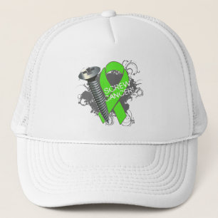 Casquette Cancer de vis - lymphome grunge de Non-Hodgkins
