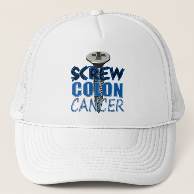 Casquette Cancer du colon de vis (Devant)