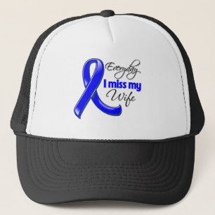Casquette Cancer du colon quotidien de Mlle My Wife d'I