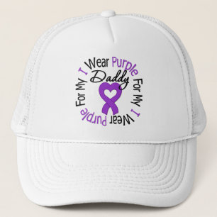 Casquette Cancer pancréatique je porte le pourpre pour mon 