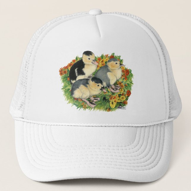 Casquette Canetons du jardin fleuri (Devant)