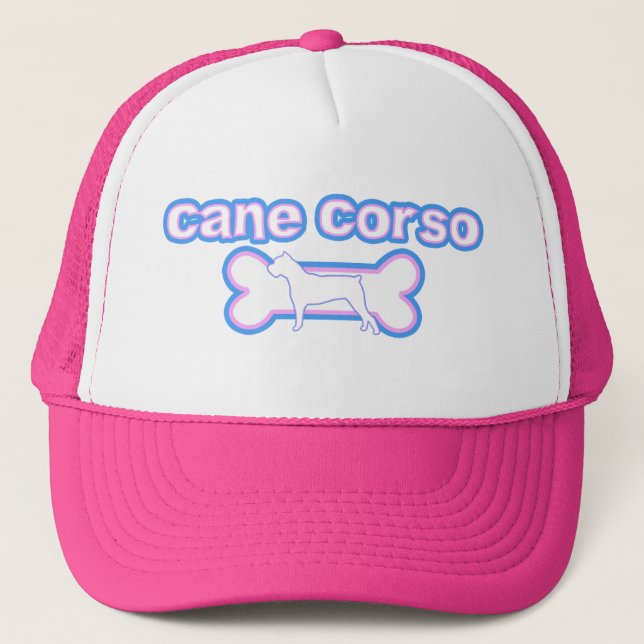 Casquette Canne rose et bleue Corso (Devant)