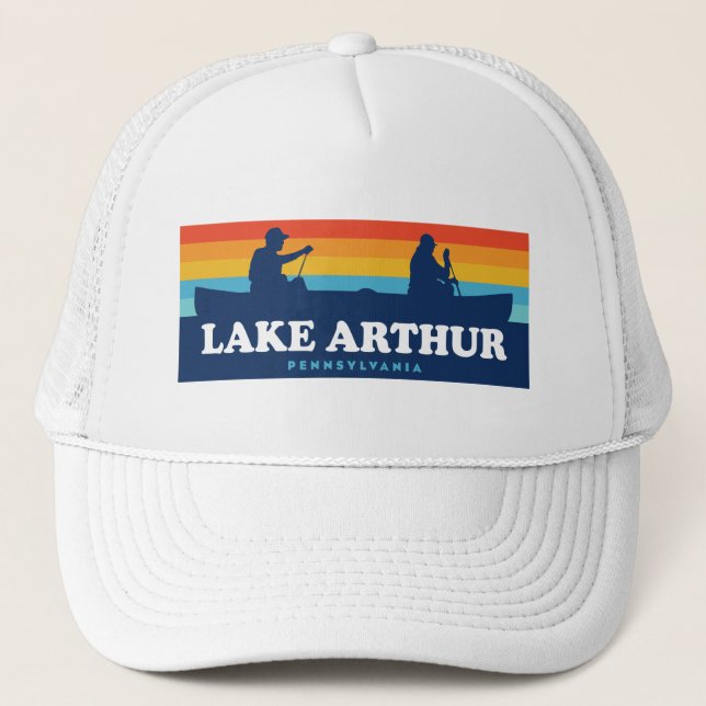 Casquette Canot du lac Arthur Pennsylvanie (Devant)