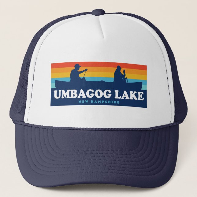 Casquette Canot Umbagog Lake New Hampshire (Devant)