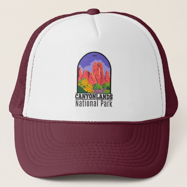 Casquette Canyonlands National Park Utah Vintage (Devant)