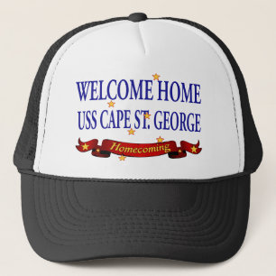 Casquette Cap à la maison bienvenu St George d'USS