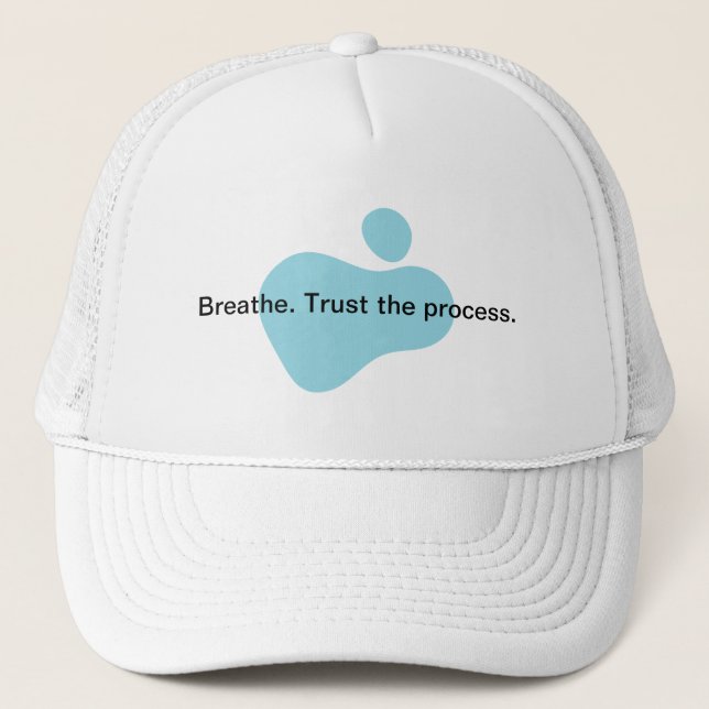 Casquette Cap | Boné Breathe. Trust the process. (Devant)