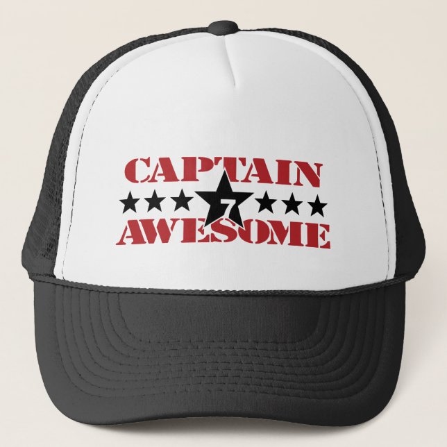 Casquette Capitaine Awesome - mouvement (Devant)