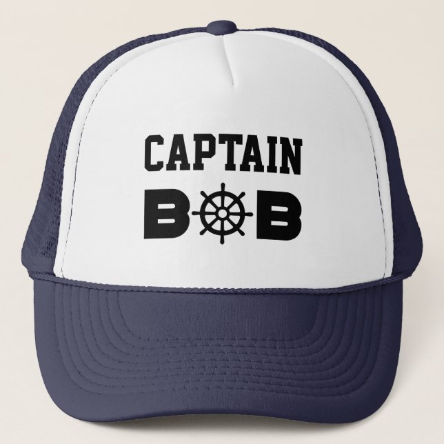 Casquette Capitaine Bob Trucker Chapeau (Devant)