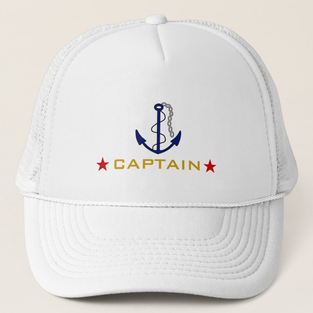 Casquette Capitaine de bateau (Devant)