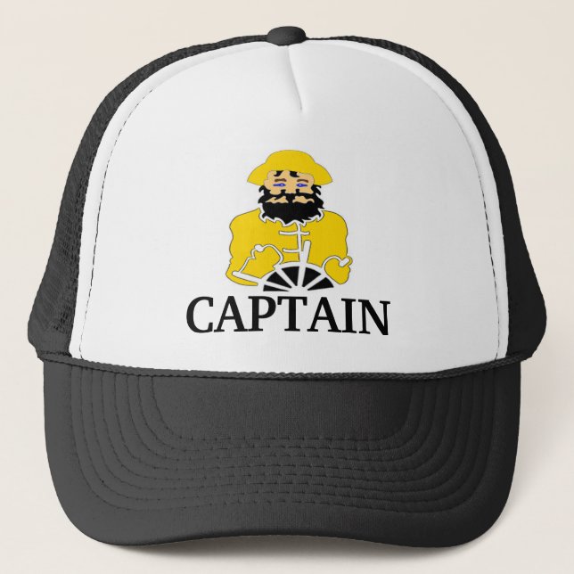 Casquette Capitaine de bateau de pêcheur (Devant)