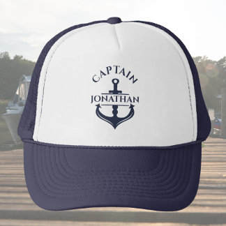 Casquette Capitaine de bateau personnalisé