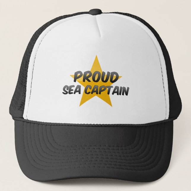 Casquette Capitaine de la marine marchande fier (Devant)