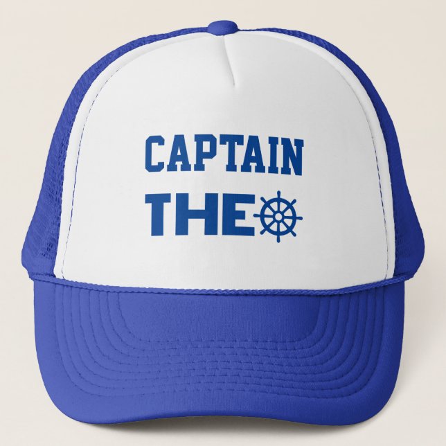 Casquette Capitaine Theo Trucker Chapeau (Devant)