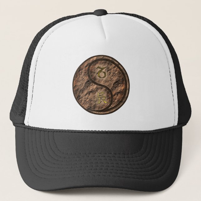 Casquette Capricorne & Dragon de Terre (Devant)